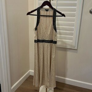 Theory Silk Dress with Sequin Details (Size 8)